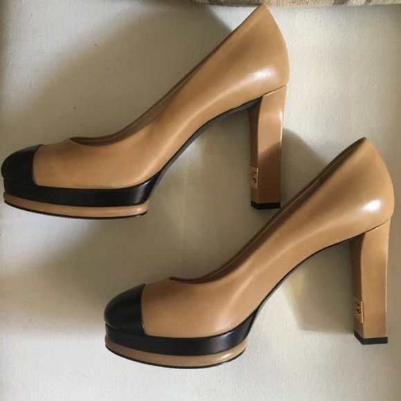CHANEL Platform Pump Heels 39/8US - Picture 2 of 5